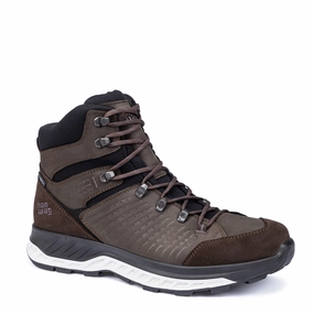 Modern Footwear Relaxed Fit Footwear Hanwag Bluecliff Es Boot Mocca / Black