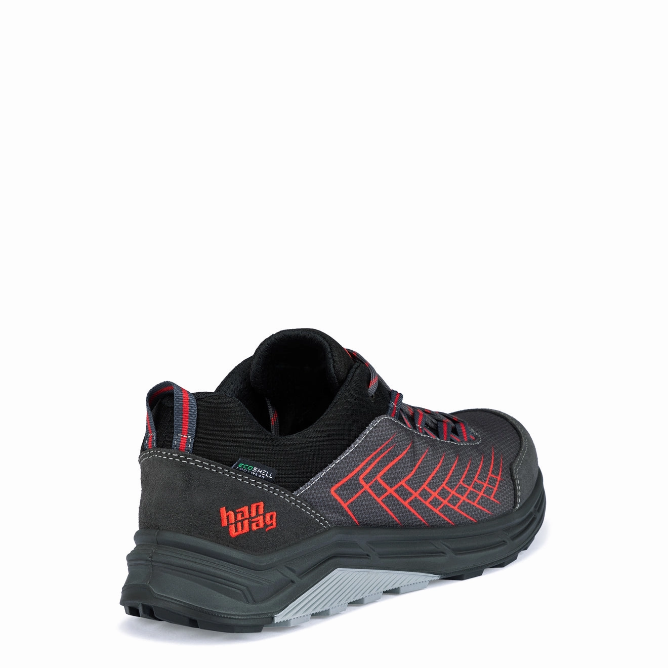 Essential Footwear Hanwag Coastline Low Shoe Asphalt / Red