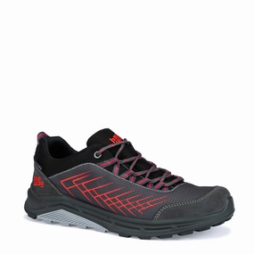Arch Support Slip On Shoes Hanwag Coastline Low Shoe Asphalt / Red