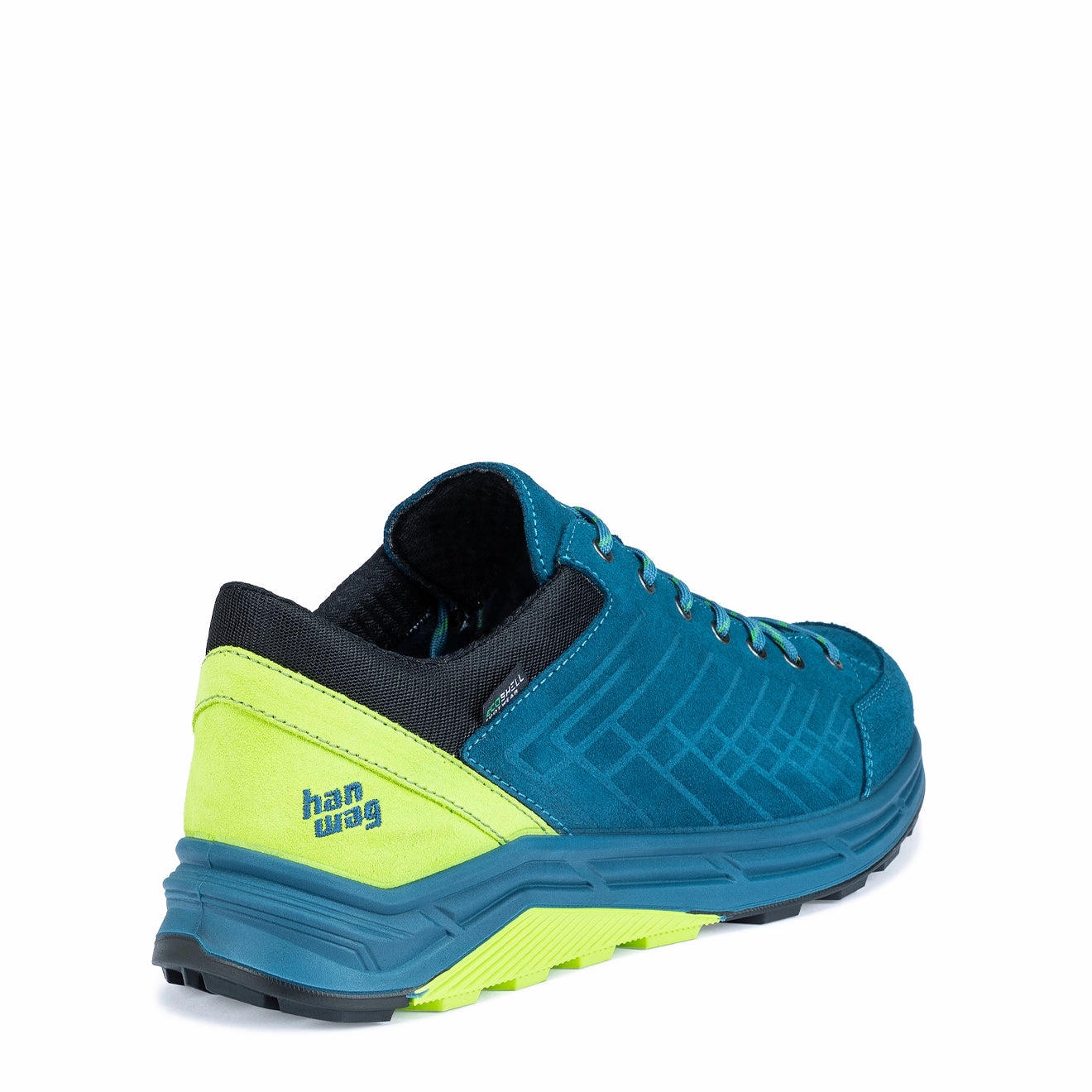 Arch Support Hanwag Coastrock Low Es Shoe Seablue / Sulphur