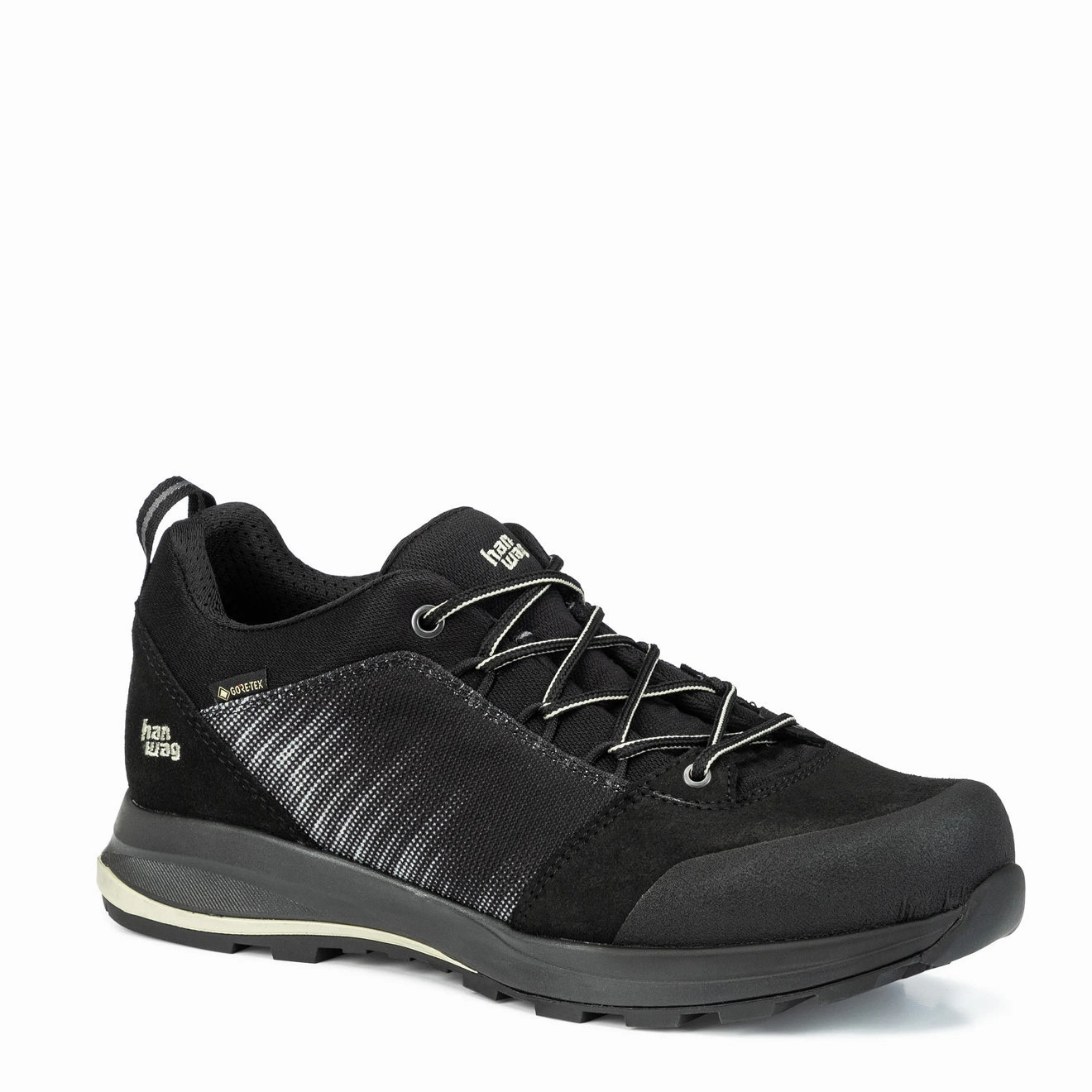 Shock Absorbing Hanwag Klarsby Low Bunion Gtx Black / Frost