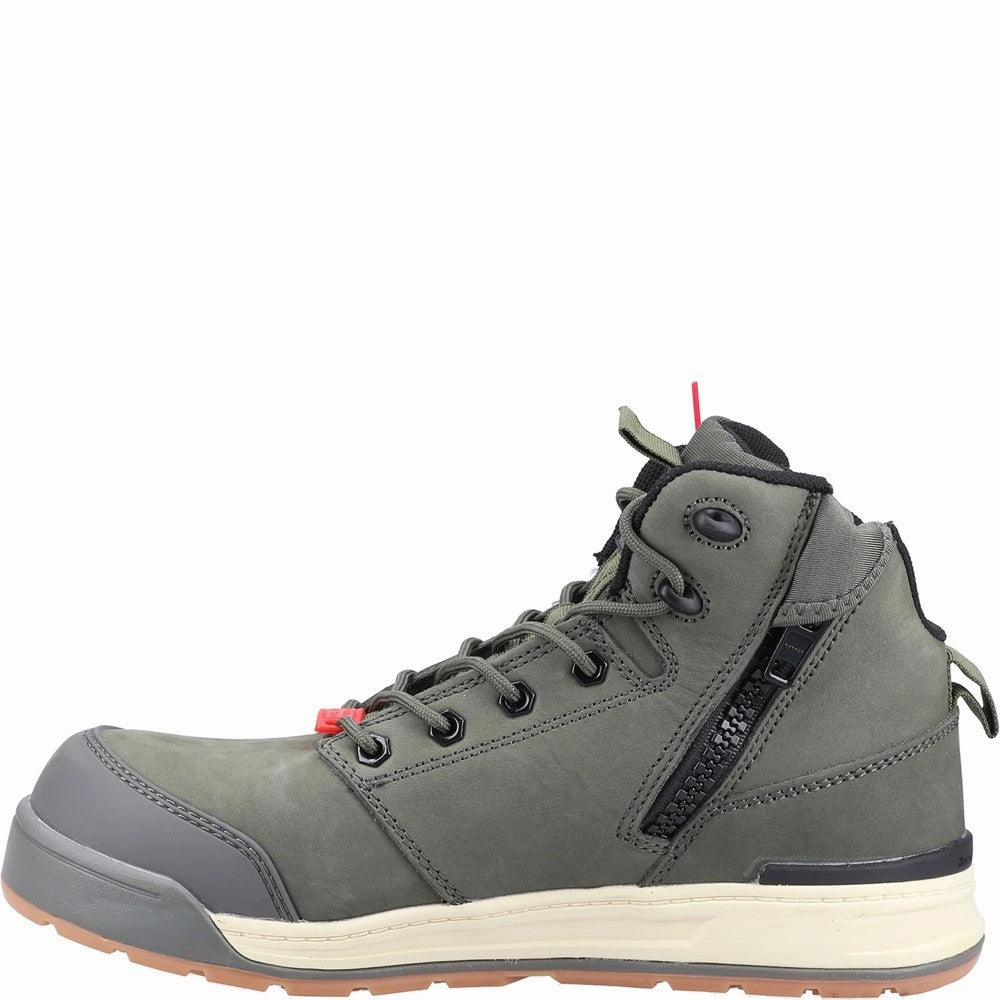 Waterproof Hard Yakka 3056 Lace Zip Safety Boot