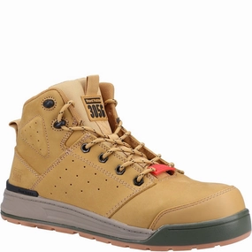 Easy On Off Hard Yakka 3056 Lace Zip Safety Boot