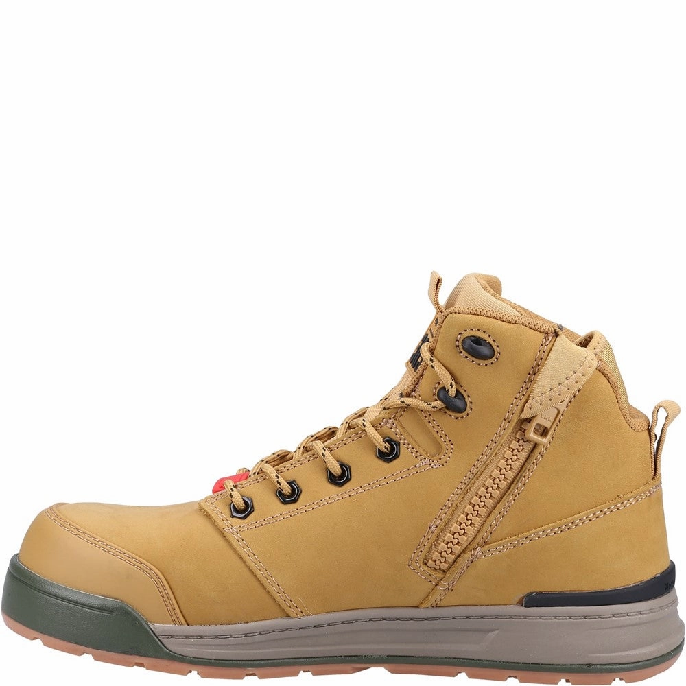 Hard Yakka 3056 Lace Zip Safety Boot Lightweight Shoes Essential Footwear