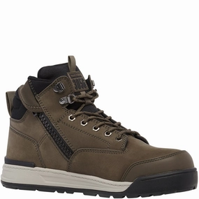 Hard Yakka 3056 Lace Zip Safety Boot Functional Footwear
