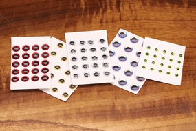 Hareline 1/4" 3D Holographic Eyes