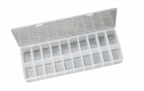 Hareline 20 Compartment Dubbing Box 8.5"x4"