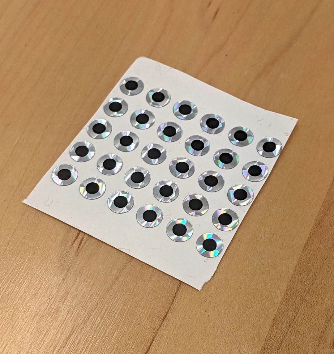 Hareline Adhesive Eyes