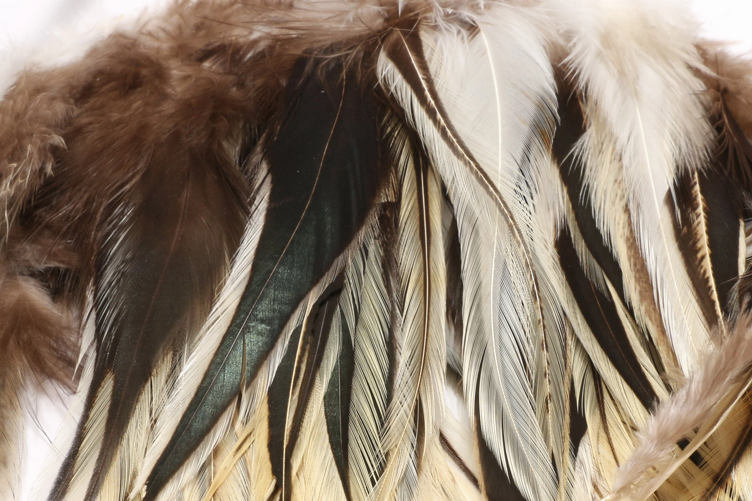 Hareline Badger Saddle Hackle 5-7"
