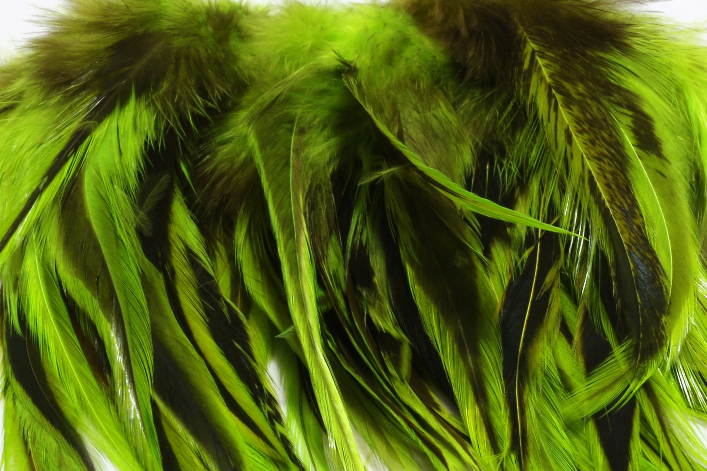 Hareline Badger Saddle Hackle 5-7"