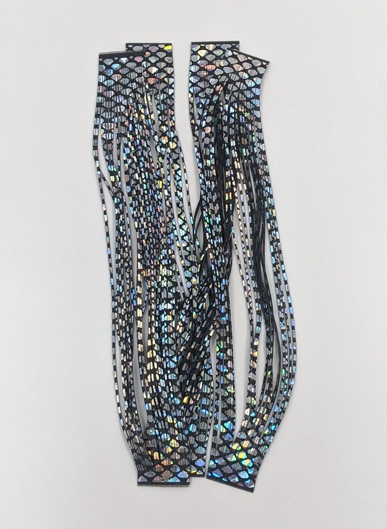 Hareline Barred Rainbow Shimmer Legs