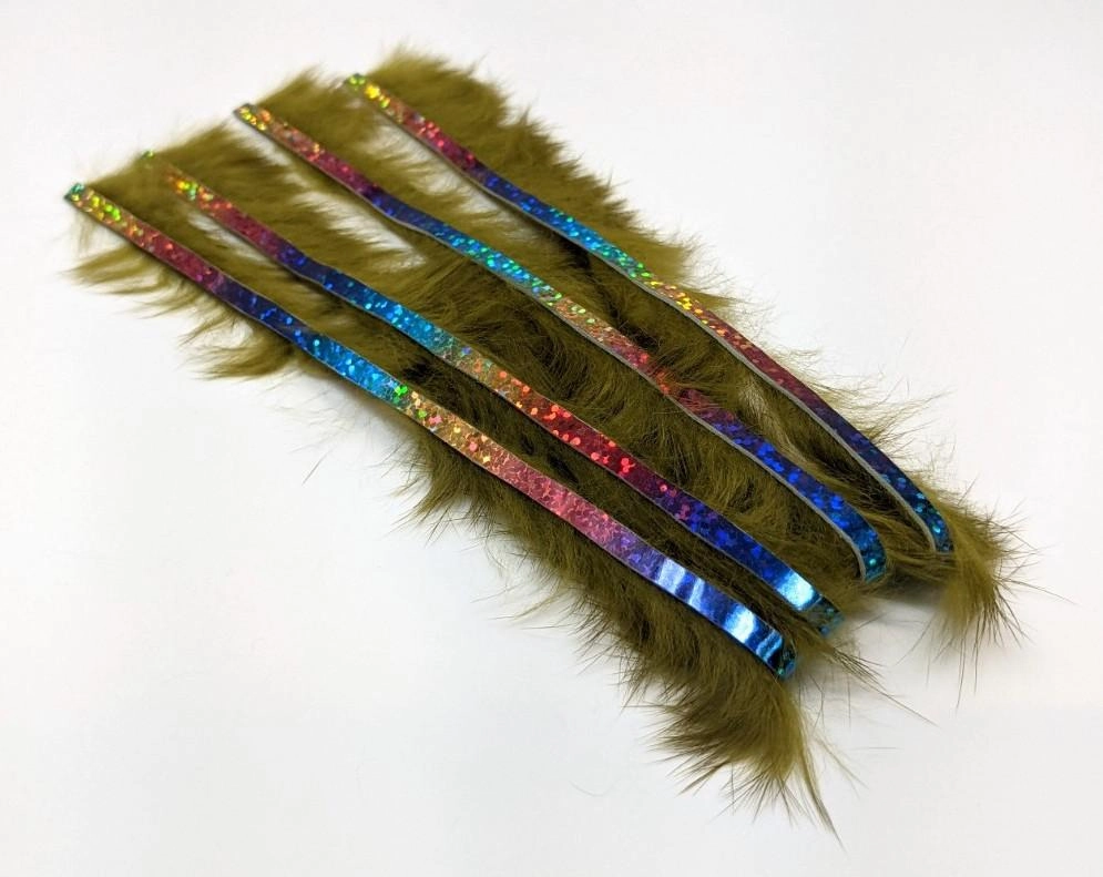 Hareline Bling Rabbit Strips