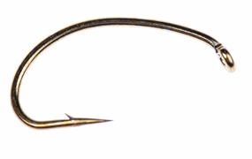 Hareline Core C1130 Shrimp and Caddis Pupa Fine Wire Bronze Hook