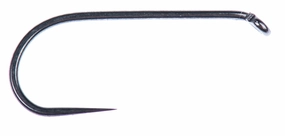 Hareline Core C1190 Dry and Light Nymph Black Nickel Hook
