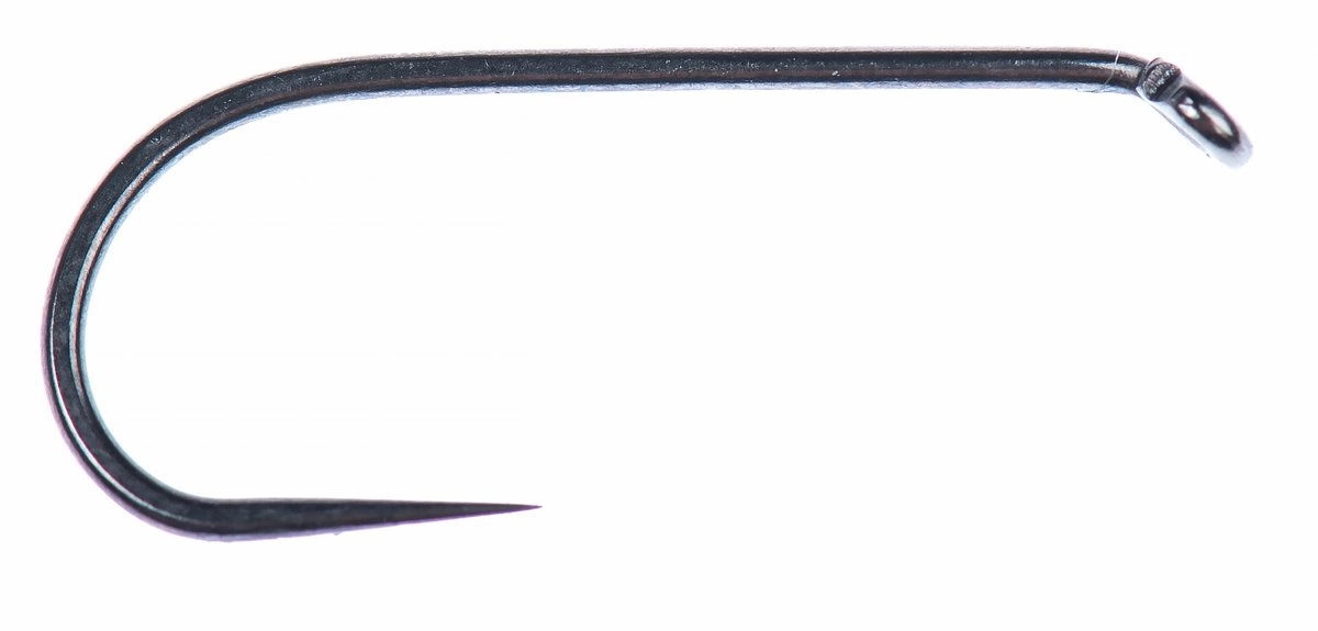 Hareline Core C1190 Dry and Light Nymph Black Nickel Hook