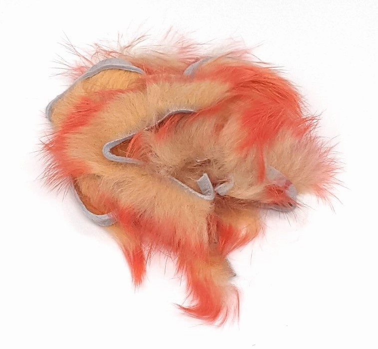 Hareline Crosscut Two-Tone Rabbit Flesh Strip