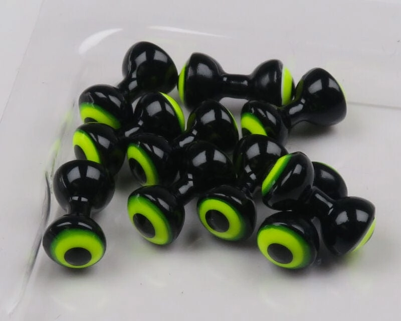 Hareline Double Pupil Brass Eyes