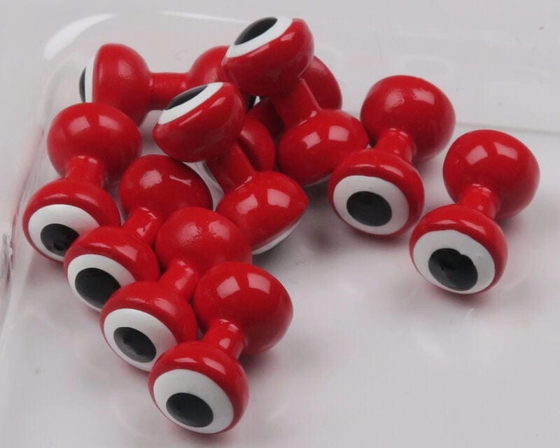 Hareline Double Pupil Brass Eyes
