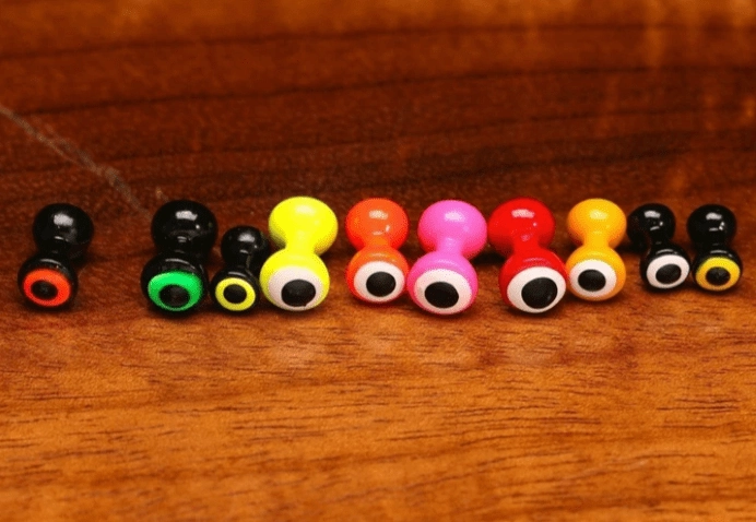 Hareline Double Pupil Brass Eyes