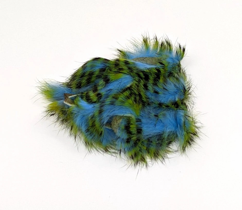 Hareline Dubbin Magnum Tiger Barred Rabbit Strips