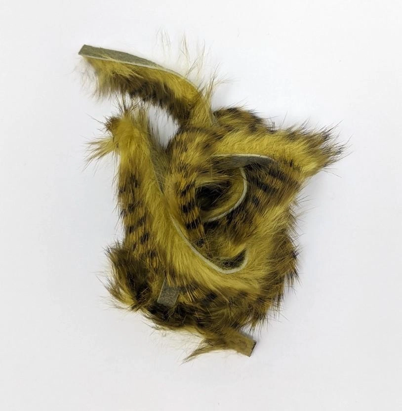Hareline Dubbin Magnum Tiger Barred Rabbit Strips