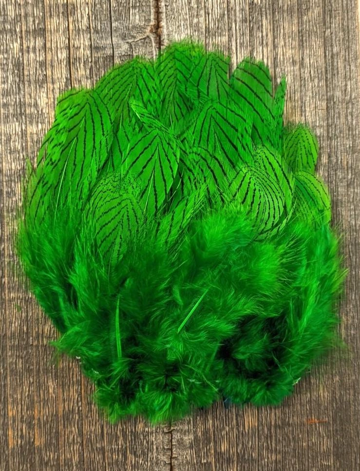 Hareline Dubbin Silver Pheasant Body Feathers