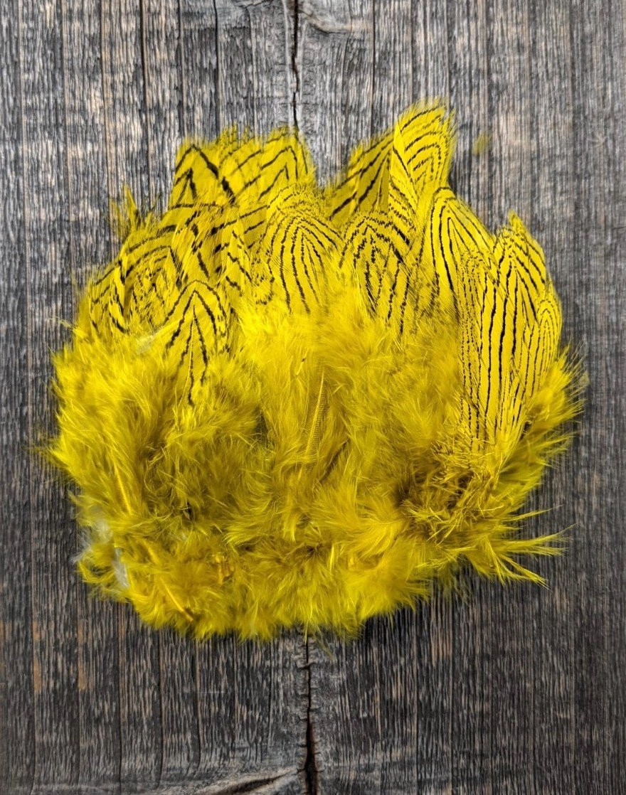 Hareline Dubbin Silver Pheasant Body Feathers