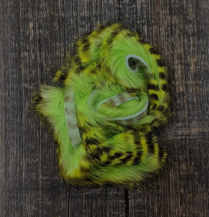 Hareline Dubbin Tiger Barred Rabbit Strips 1/8"