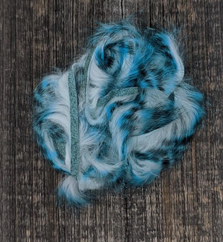 Hareline Dubbin Tiger Barred Rabbit Strips 1/8"
