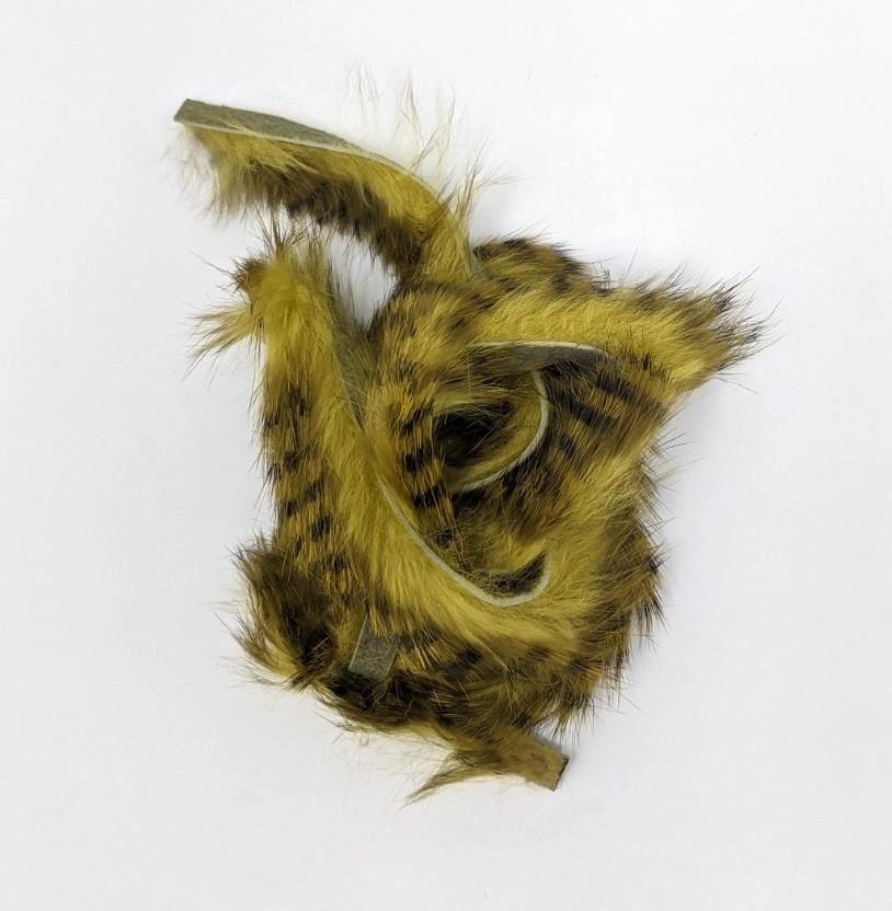 Hareline Dubbin Tiger Barred Rabbit Strips 1/8"