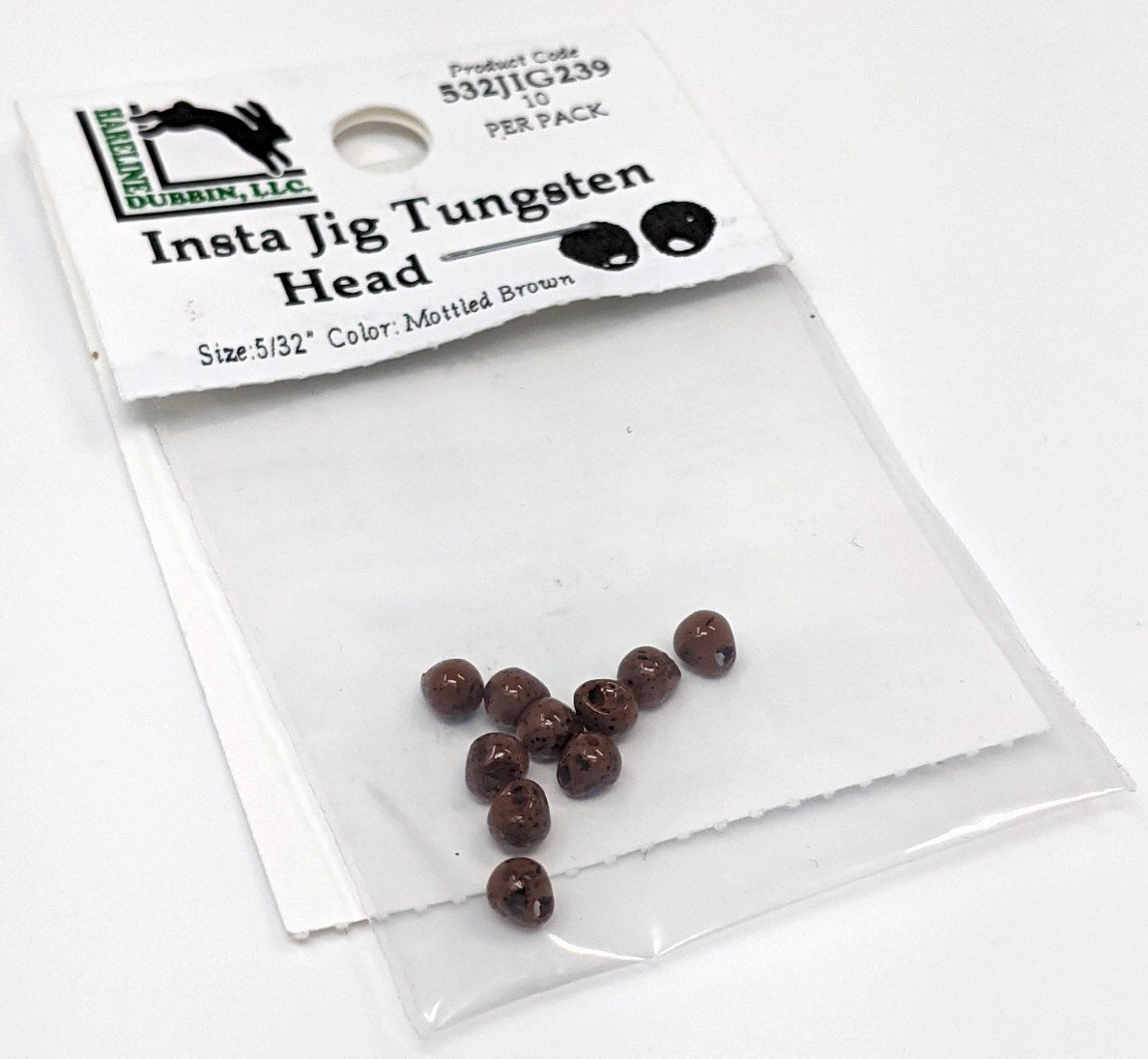 Hareline Insta Jig Tungsten Head 10 Pack