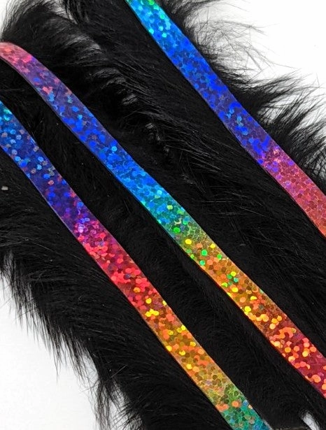 Hareline Magnum Bling Rabbit Strips