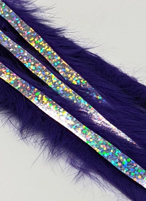 Hareline Magnum Bling Rabbit Strips