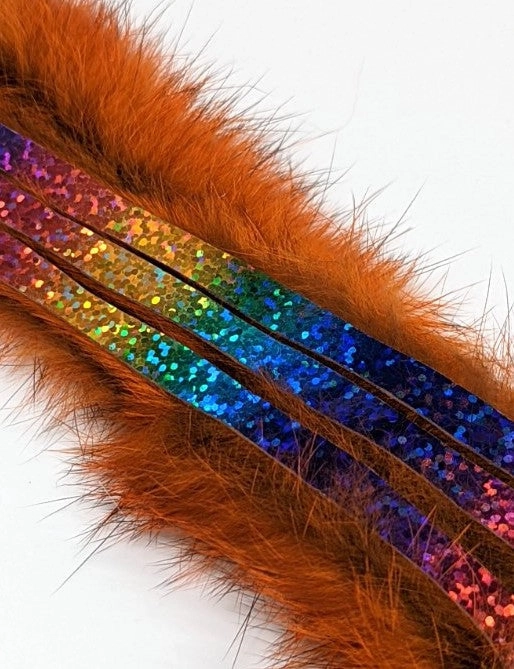 Hareline Magnum Bling Rabbit Strips