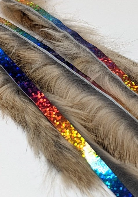 Hareline Magnum Bling Rabbit Strips