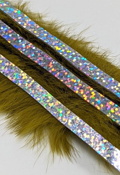 Hareline Magnum Bling Rabbit Strips