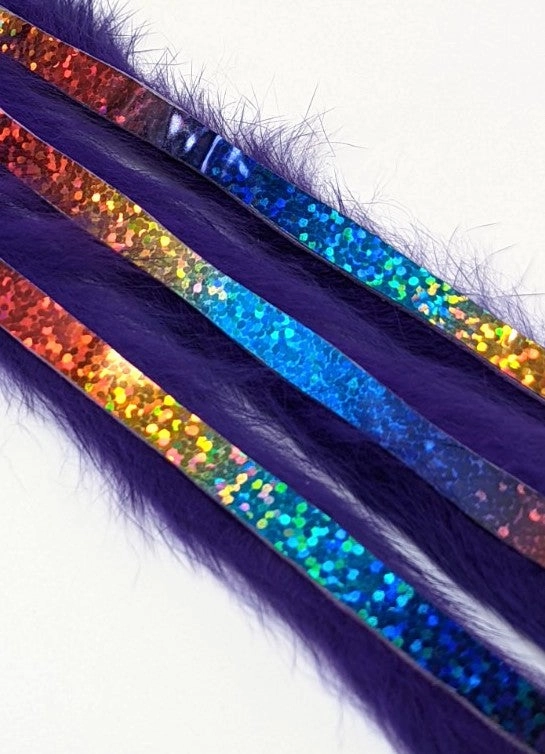 Hareline Magnum Bling Rabbit Strips