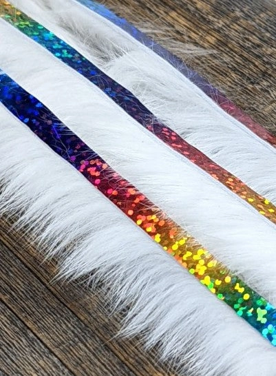 Hareline Magnum Bling Rabbit Strips