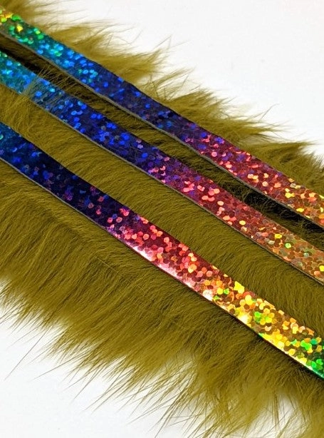 Hareline Magnum Bling Rabbit Strips
