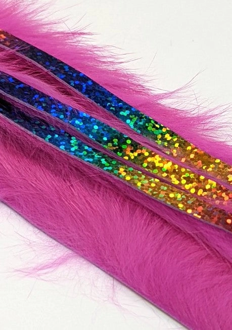 Hareline Magnum Bling Rabbit Strips