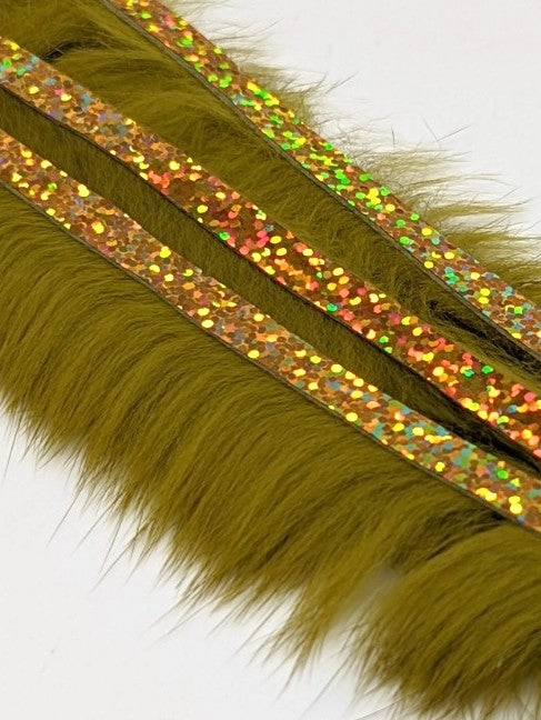 Hareline Magnum Bling Rabbit Strips