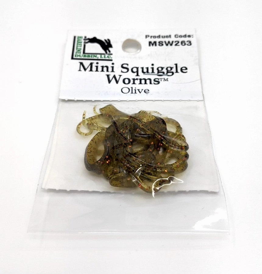 Hareline Mini Squiggle Worms