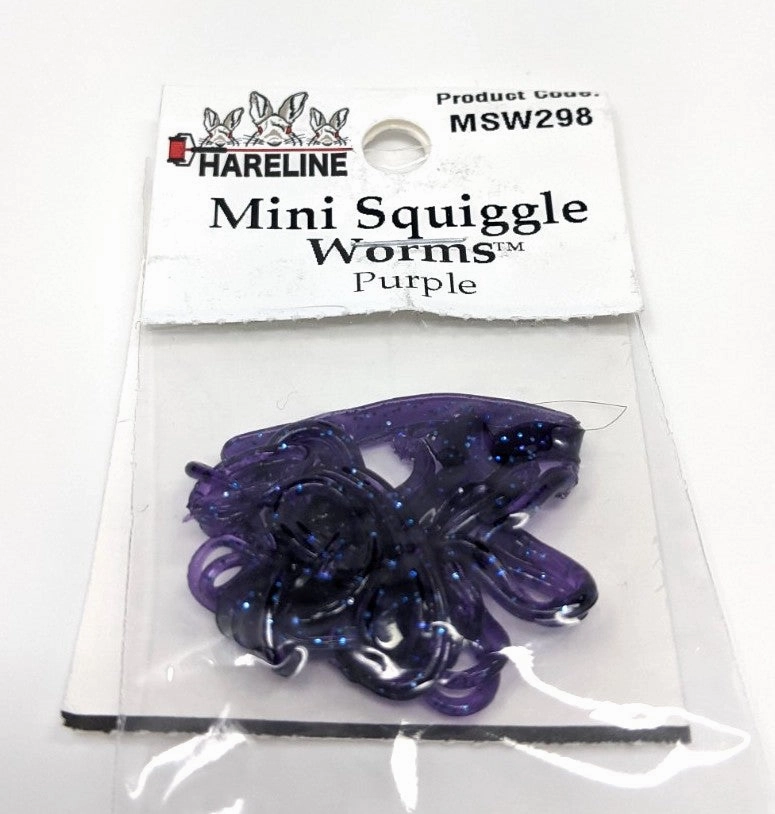 Hareline Mini Squiggle Worms