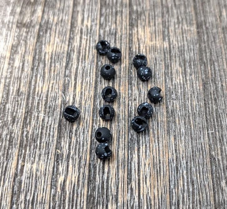 Hareline Mottled Tactical Slotted Tungsten Beads