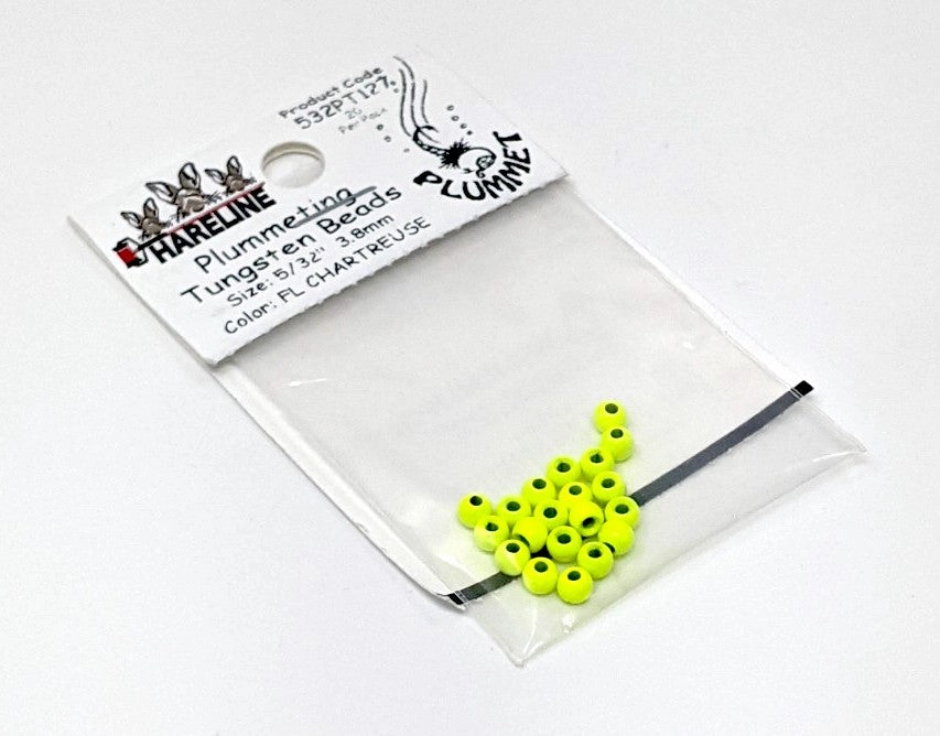 Hareline Plummeting Tungsten Bead 20 Pack