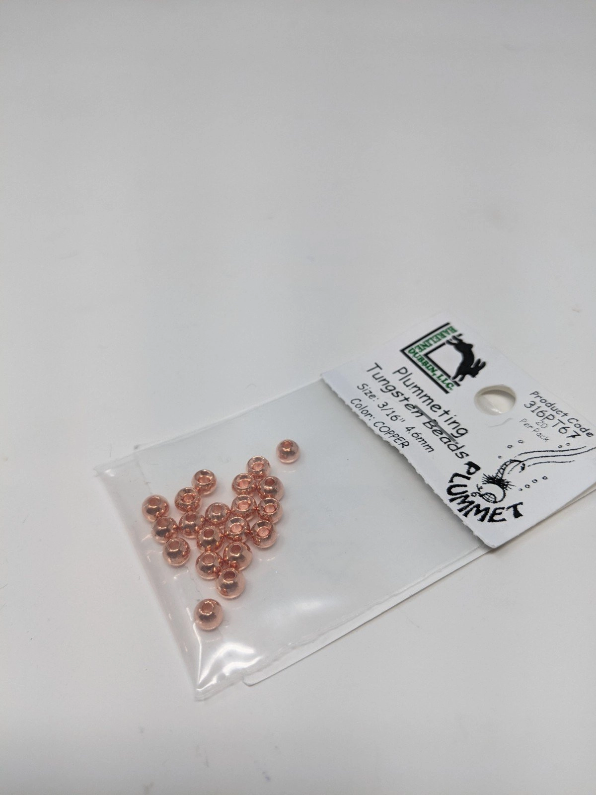 Hareline Plummeting Tungsten Bead 20 Pack