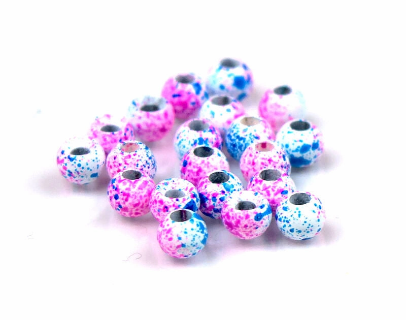 Hareline Plummeting Tungsten Beads Mottled Colors