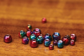 Hareline Rainbow Hued Plummeting Tungsten Beads