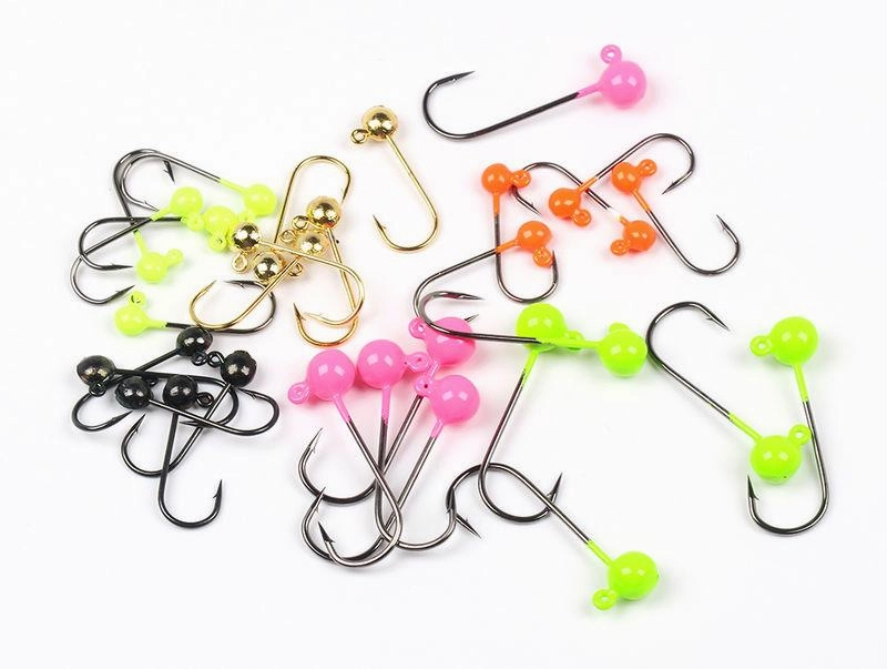 Hareline Round Lead Jighead Hook 5 Pack