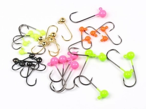 Hareline Round Lead Jighead Hook 5 Pack